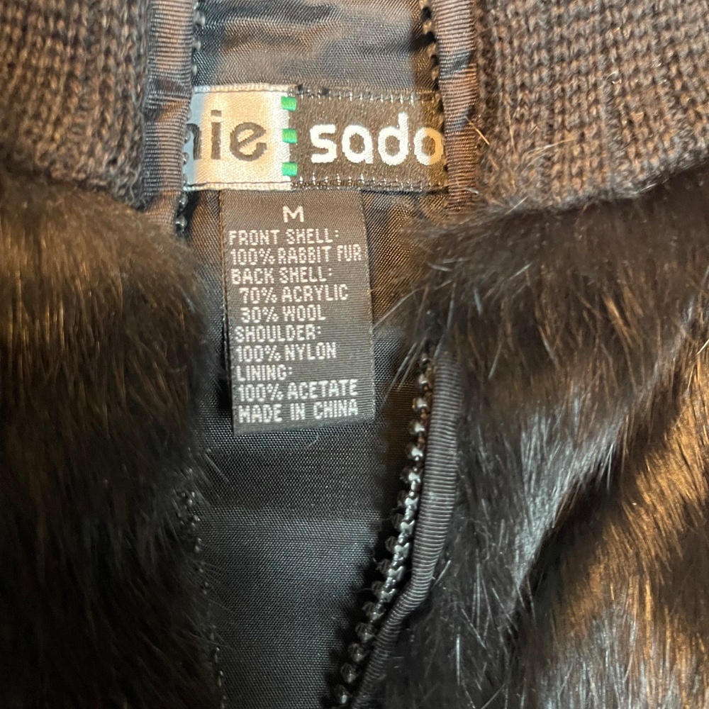 Jamie Sadock Rabbit fur dress - Picture 2 of 2